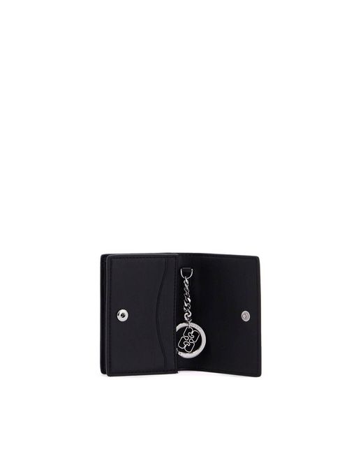 Ganni Black Bou Bifold Cardholder
