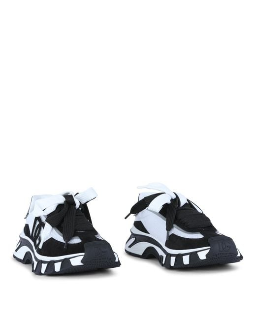 Dolce & Gabbana Multicolor Airmaster Dg Logo Patch Sneakers for men