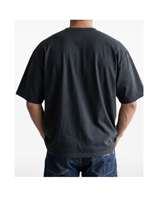 Rhude Black Pit Stop Tee Vintage for men
