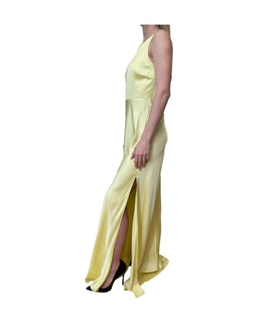 Liu Jo Metallic Long Satin Dress