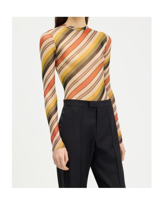 Jean Paul Gaultier Multicolor Long-Sleeved Top