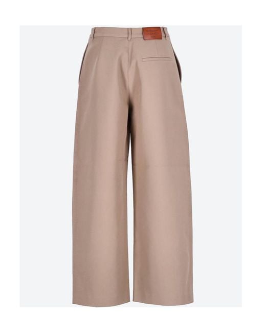 Acne Natural Belt-Loop Casual Pants for men