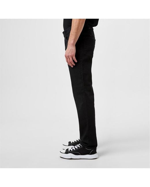 DIESEL Black Tapered Jeans for men