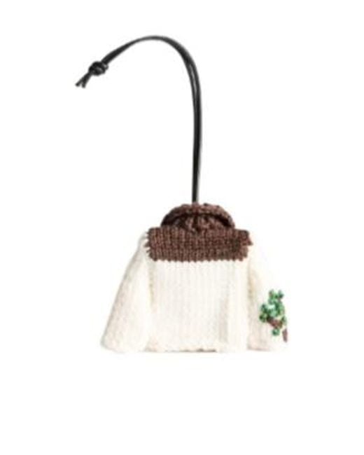 J.W. Anderson White Jw Anderson Knitted House Cardigan Charm for men