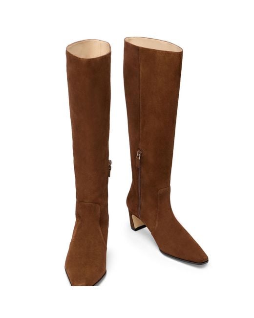 Stuart Weitzman Brown Stassi Boot 50