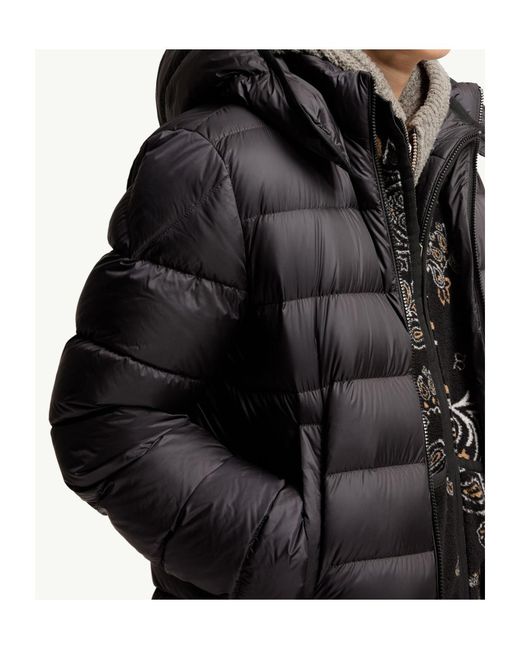 Moncler Black Ravenlock Hooded Short Down Jacket for men