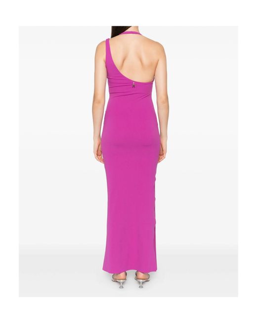 Patrizia Pepe Pink Halter Neck Maxi Dress