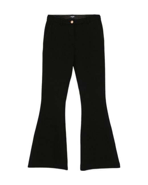 Balmain Black Belt Loops Slacks