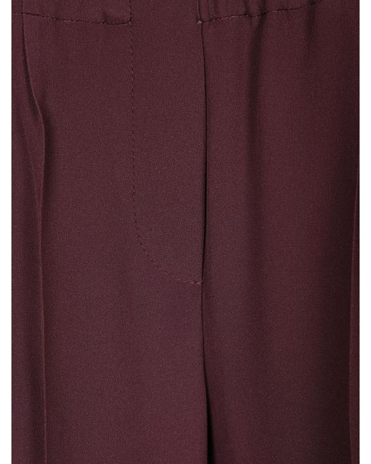 Brunello Cucinelli Purple Cropped Trousers