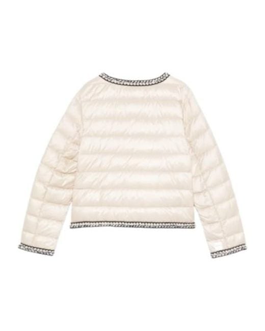 Max Mara Natural Long-Sleeve Buttoned Jacket