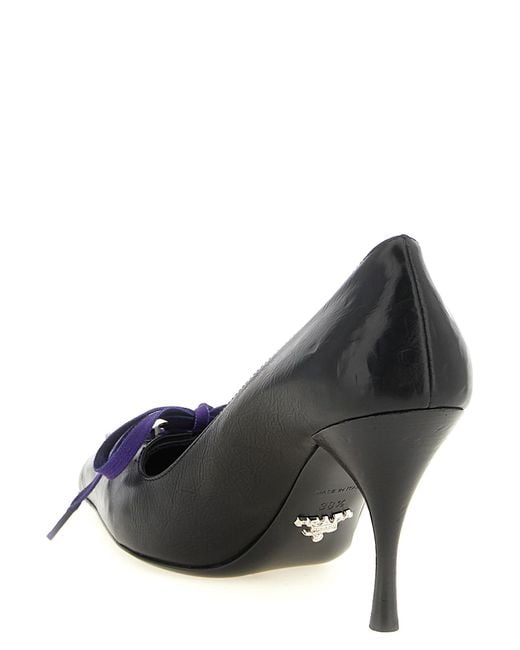 Prada Black Pointed-Toe High Heels