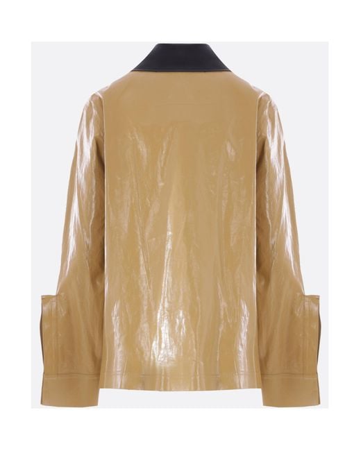Jil Sander Natural Buttoned Jacket