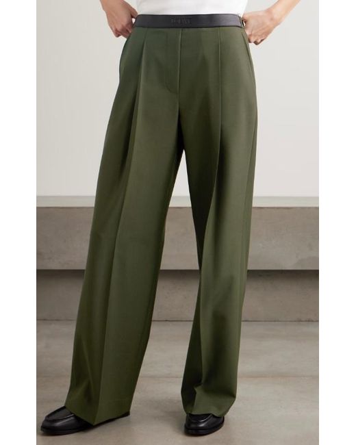 Loewe Brown Wool Trousers