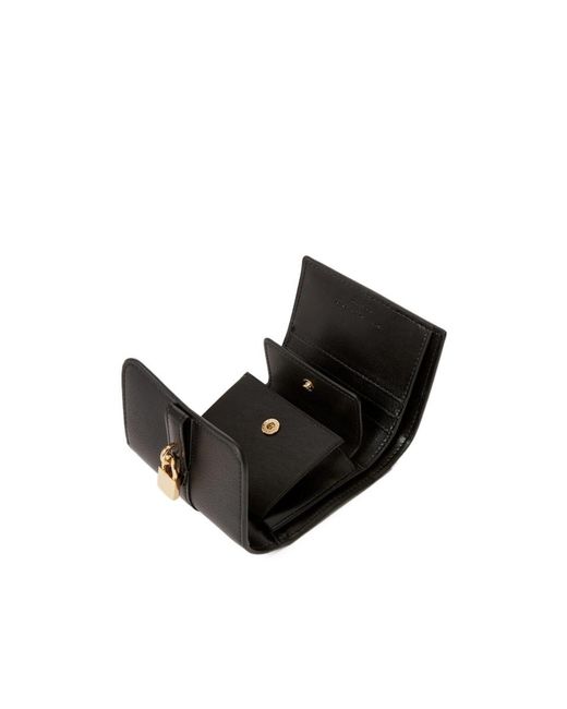 Stella McCartney Black Tri-Fold Wallet