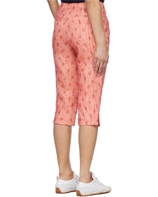 Ganni Multicolor Capri Trousers