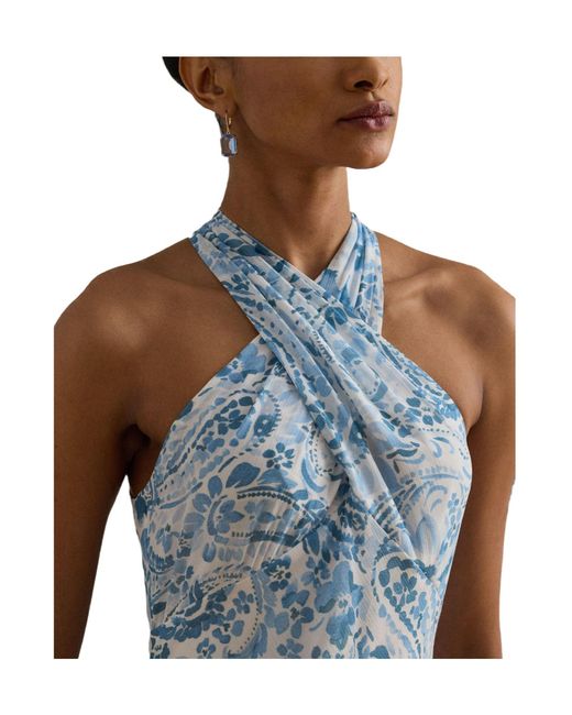 Ralph Lauren Blue Mermaidstyle Gown
