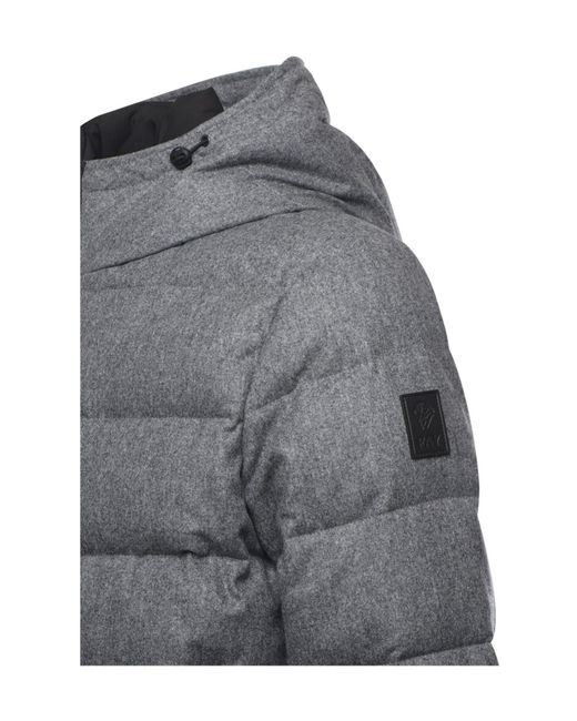 Fay Gray Double-Zip Hooded Jacket for men