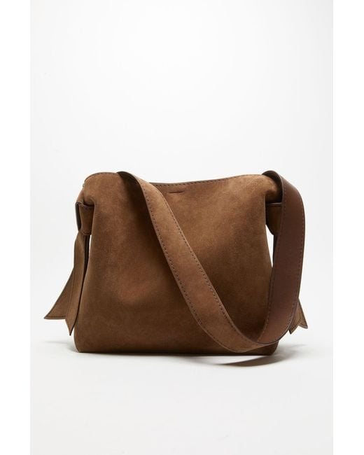 Acne Brown Musubi Midi Bag