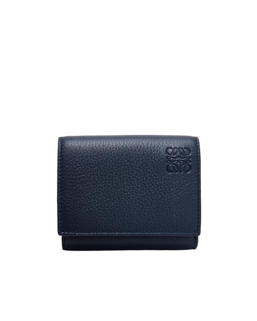 Loewe Black Trifold Wallet for men