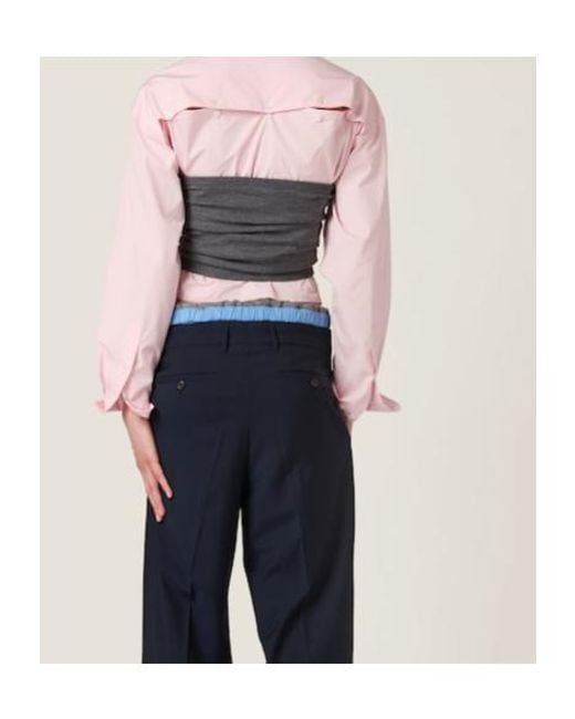 Miu Miu Gray Wool Top