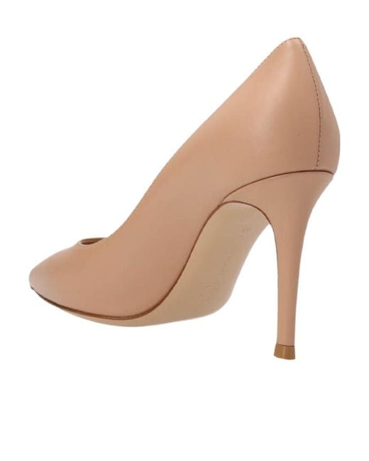 Gianvito Rossi White Gianvito Pointed Toe Pumps