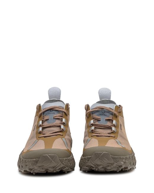 Norda Brown Arnitel Trail Sneakers for men