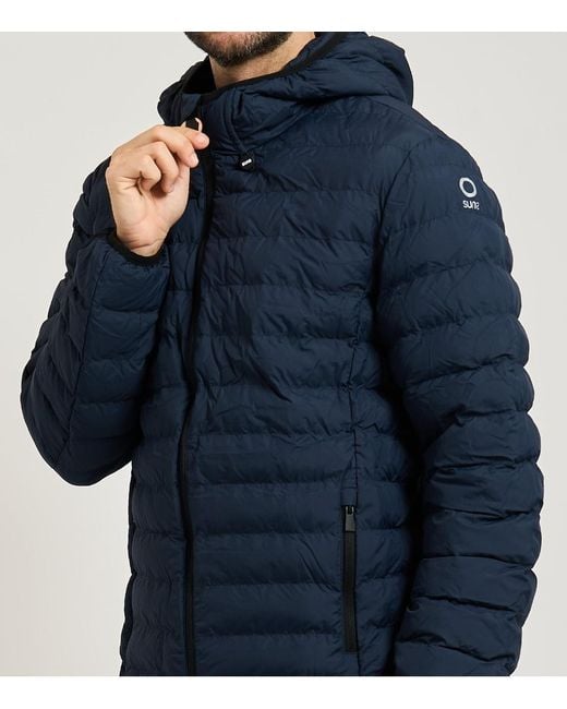 Sun 68 Blue Suns Zip Up Hooded Jacket for men