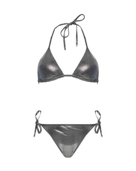Emporio Armani White Logo Bikini Set