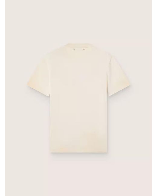 Golden Goose Deluxe Brand White Logo-Print T-Shirt for men