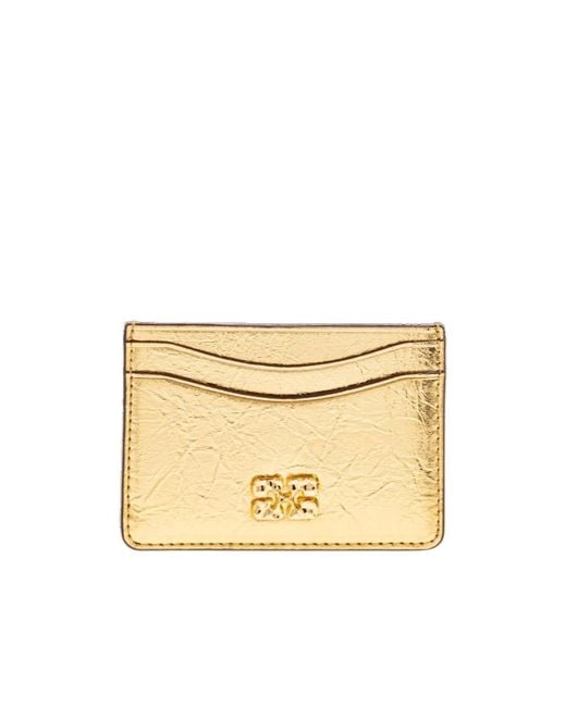 Ganni Natural Bou Card Holder