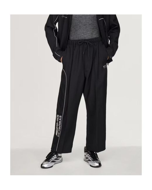Y-3 Black Mercedes Amg Track Pants for men