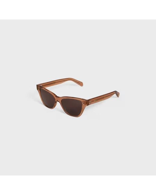 Céline Brown Cat Eye S359 Sunglasses