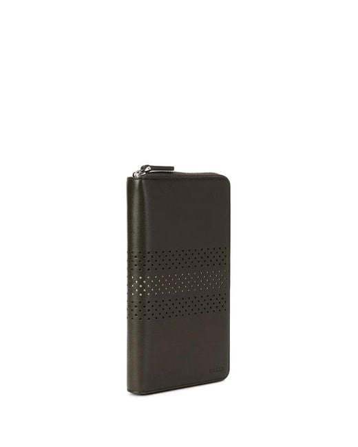 Bally Green Logo Wallet for men