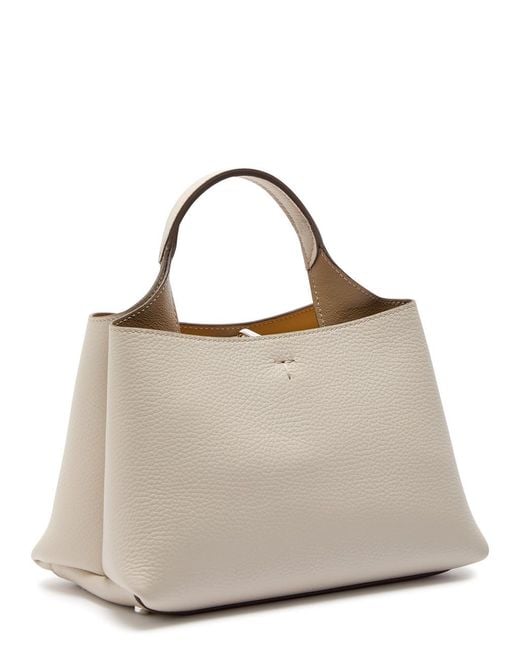 Tod's Natural Mini Leather Tote Bag