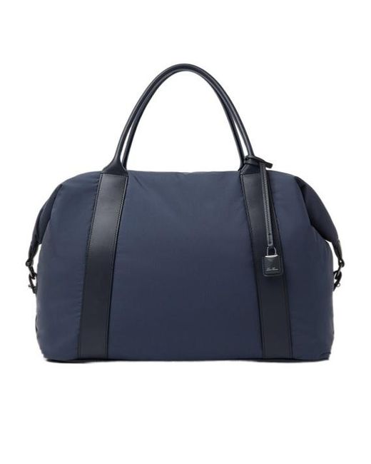 Loro Piana Blue Medium Wind Duffle Bag for men