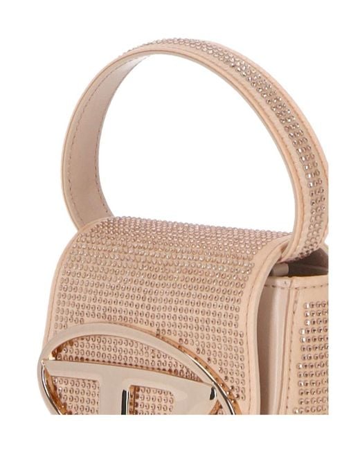 DIESEL Natural Mini 1Dr Crystal-Embellished Crossbody Bag