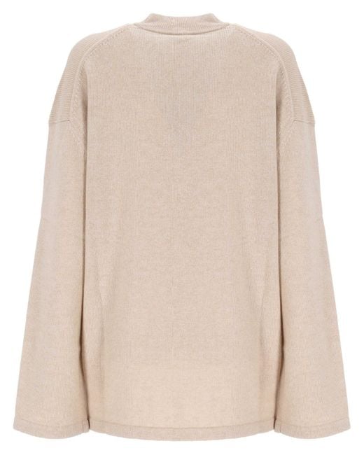 Max Mara Natural Studio Pisano Crewneck Long-Sleeved Jumper