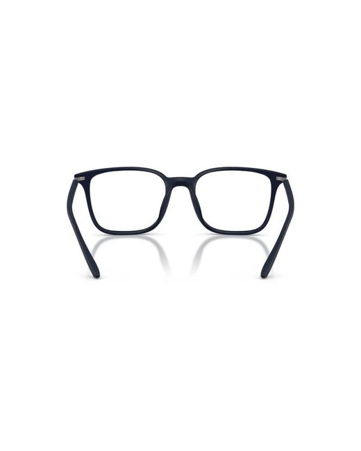 Emporio Armani White Full Frame Plain Mirror for men