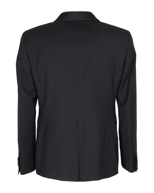 Tagliatore Black Long-Sleeved Suit for men