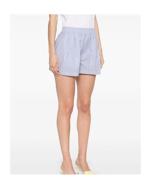DSquared² Blue Summer Lovers Striped Pyjama Shorts