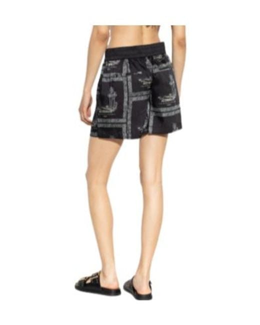 AllSaints Gray Lettie Printed Shorts