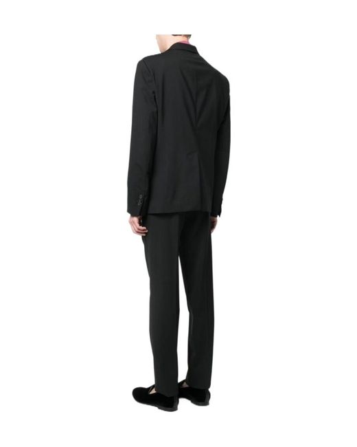 DSquared² Black Single-Breasted Two-Piece Tailored Suit for men