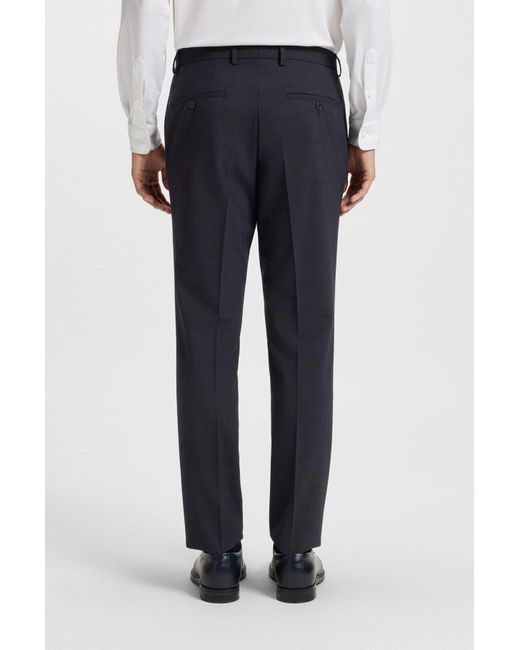Boss Blue Boss Two-Piece Single-Breasted Suit for men