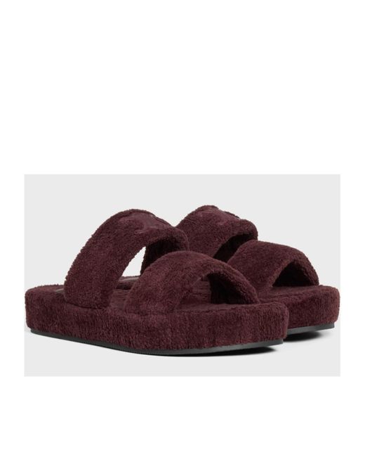 Céline Brown Triomphe Slippers