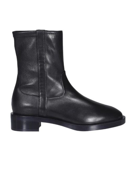 Stuart Weitzman Black Ankle Boots
