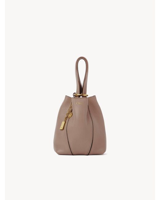 Chloé Brown Small Spin Shoulder Bag