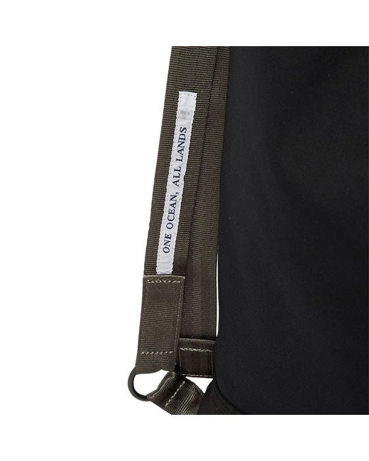 Nanamica Black Zippered Pocket Backpack for men