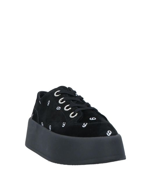 MM6 by Maison Margiela Black Low-Top Trainers