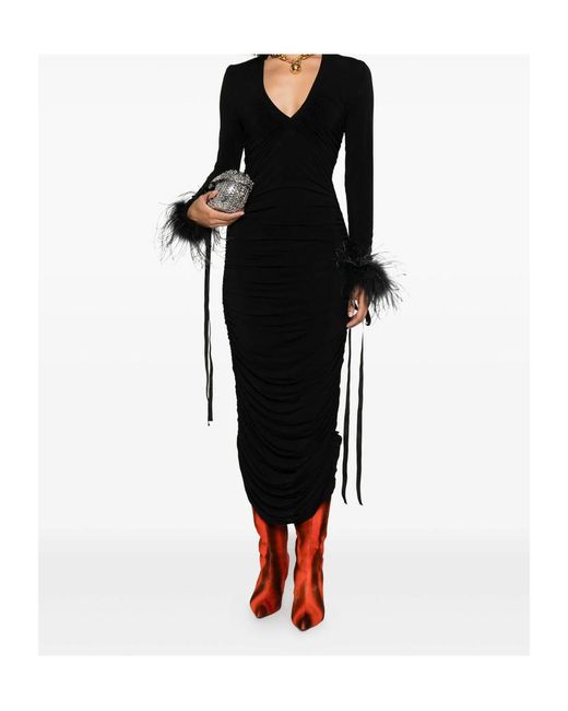 Pinko Black Midi Dress