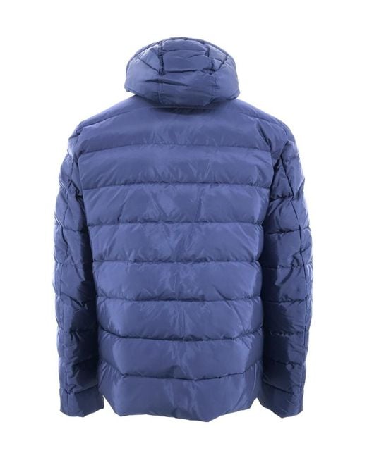 Paul & Shark Blue Logo Down Jacket for men